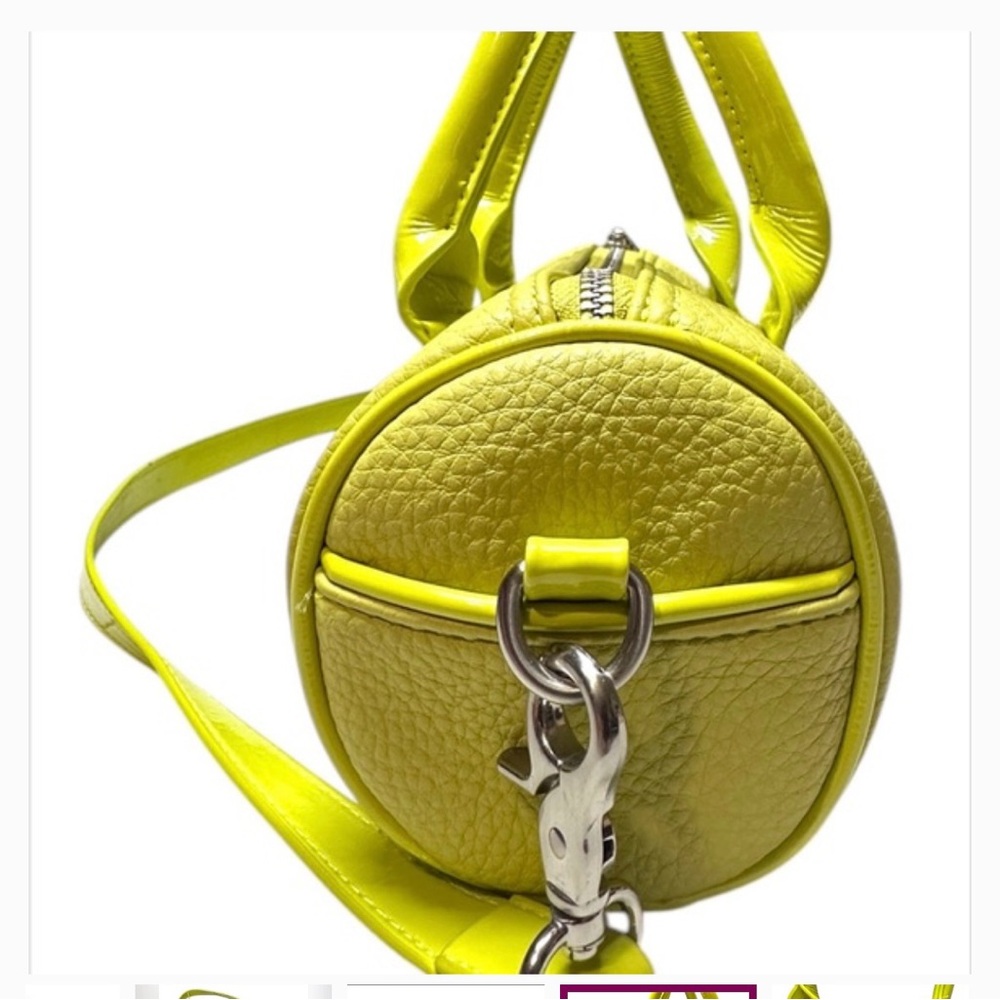 NWT 
URBAN OUTFITTERS LIZZIE PISTACHIO GREEN MINI BARREL DUFFLE CROSSBODY BAG - Picture 9 of 12
